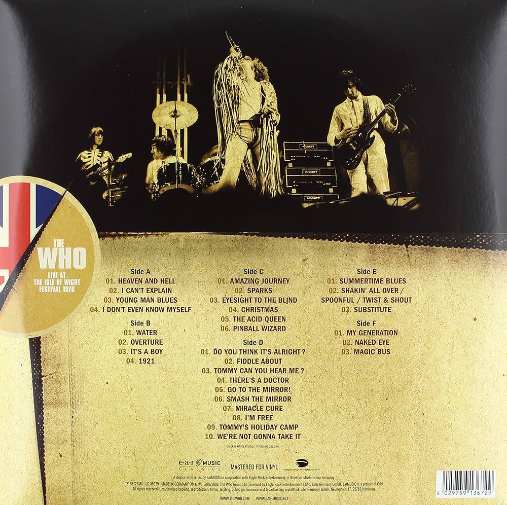 Who,the - Live at the Isle of Wight Festival 1970 [VINYL